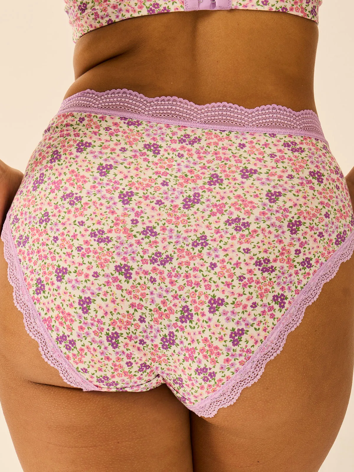 High Rise Knicker - Lavender Haze sold by Stripe & Stare