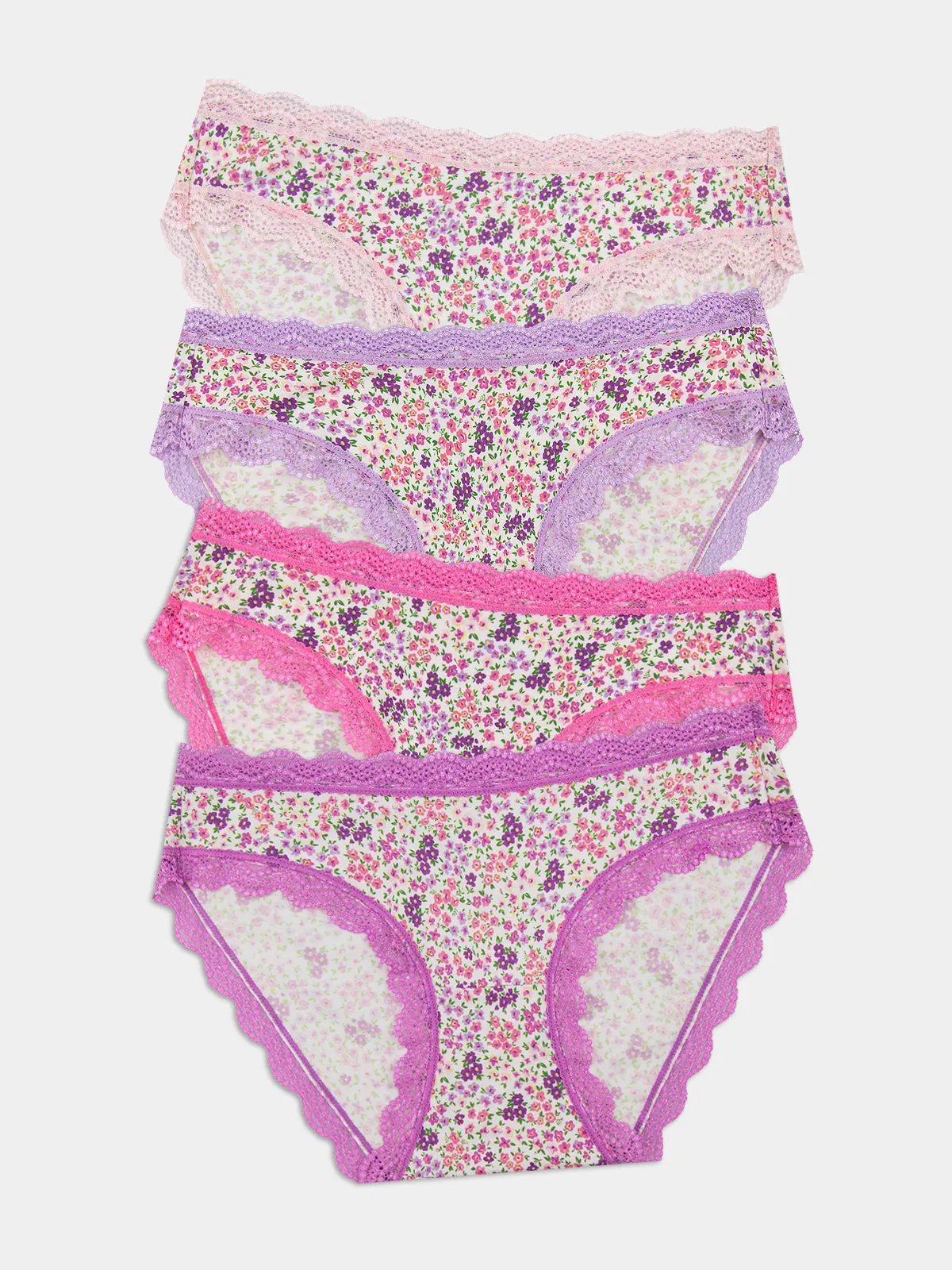 The Original Knicker Four Pack - Lavender Haze sold by Stripe & Stare