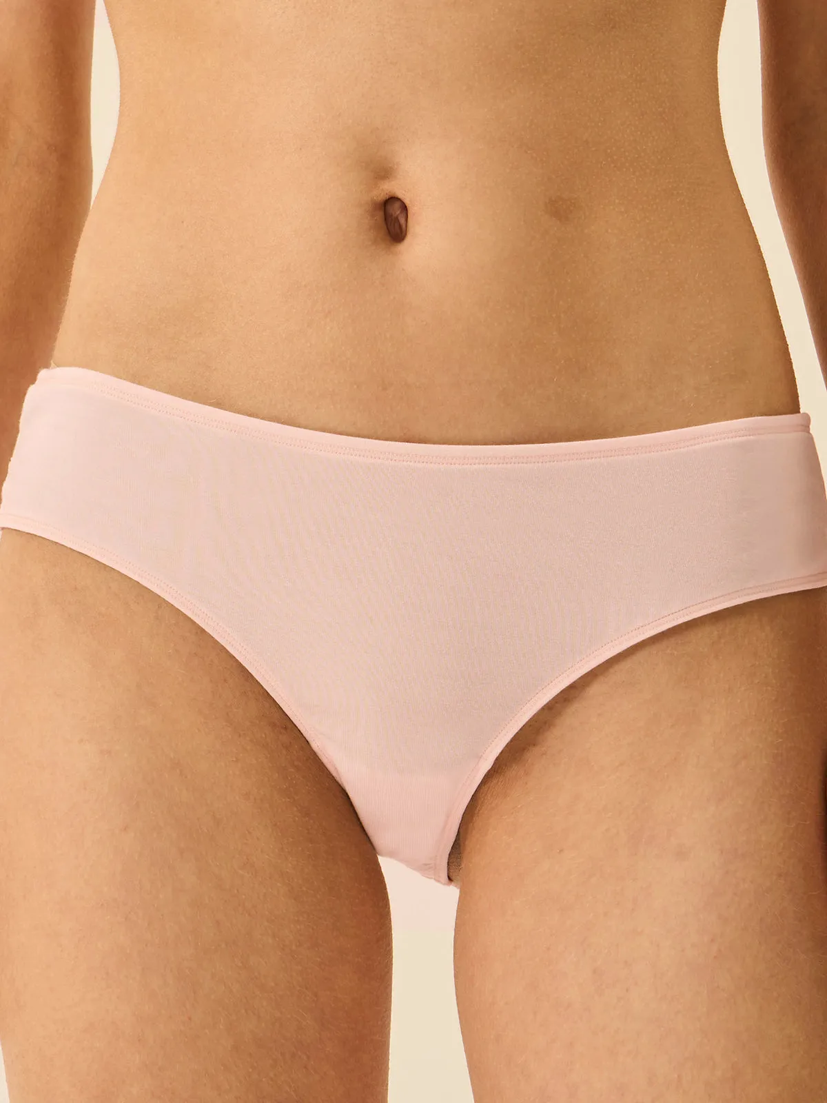 ZigZag Lace Brazilian Knicker - Pink-a-Boo sold by Stripe & Stare product image thumbnail 2