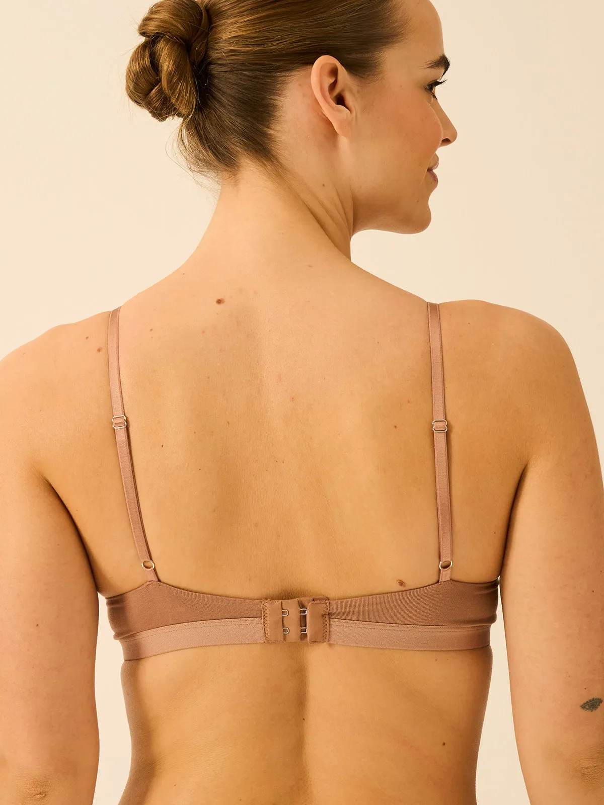 Smooth Sculpt Padded Bra - Latte sold by Stripe & Stare product image thumbnail 2