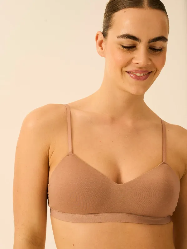 Smooth Sculpt Padded Bra - Latte made by Stripe & Stare