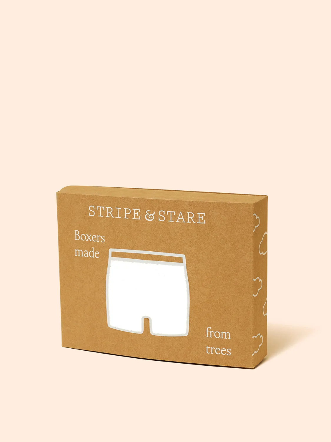 Women's Boxer - The Logo Edit White sold by Stripe & Stare product image thumbnail 5