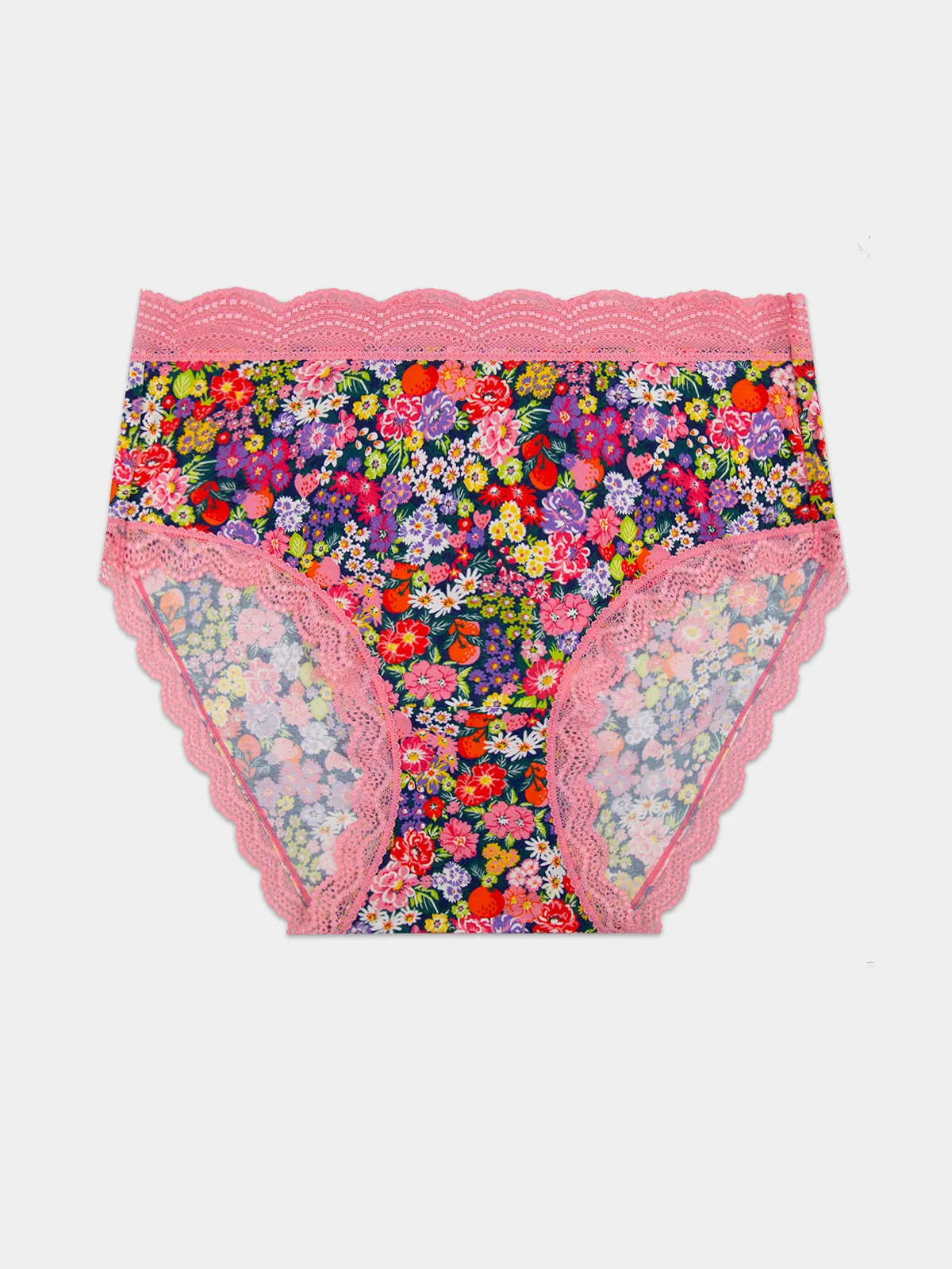 High Rise Knicker - Botanical Bloom sold by Stripe & Stare product image thumbnail 5