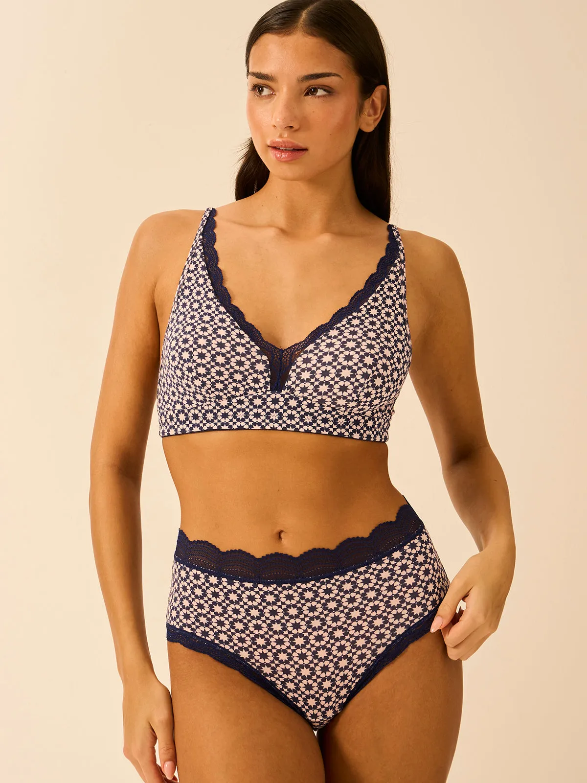 High Rise Knicker - Mosaic Nights sold by Stripe & Stare product image thumbnail 4