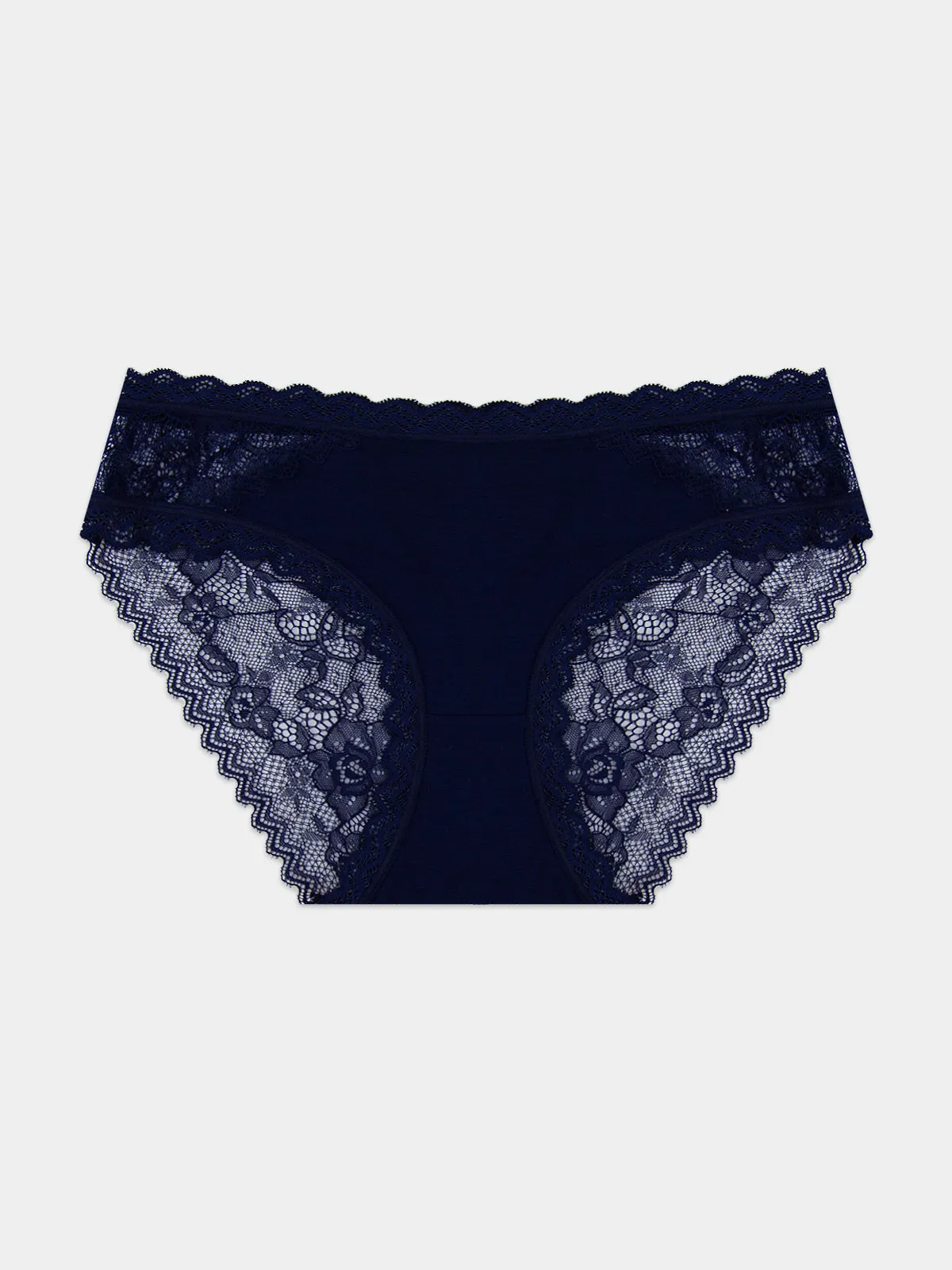 Eco lace Original Knicker - Navy sold by Stripe & Stare product image thumbnail 5