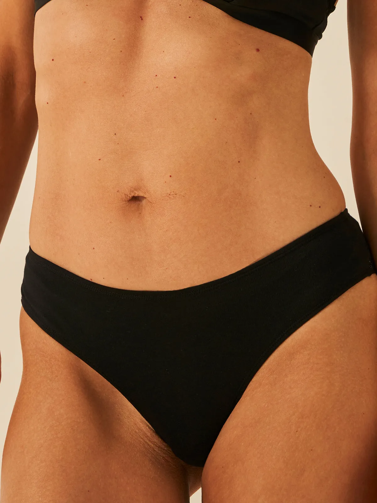 ZigZag Lace Brazilian Knicker Four Pack - Black sold by Stripe & Stare product image thumbnail 3