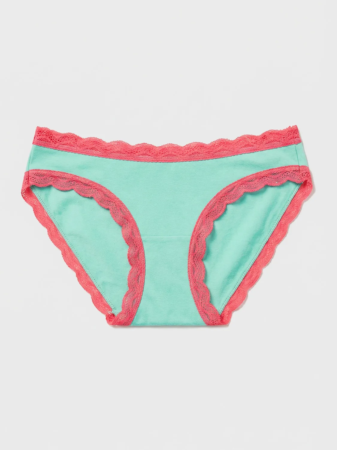 The Original Knicker - Peppermint & Coral Paradise sold by Stripe & Stare product image thumbnail 5