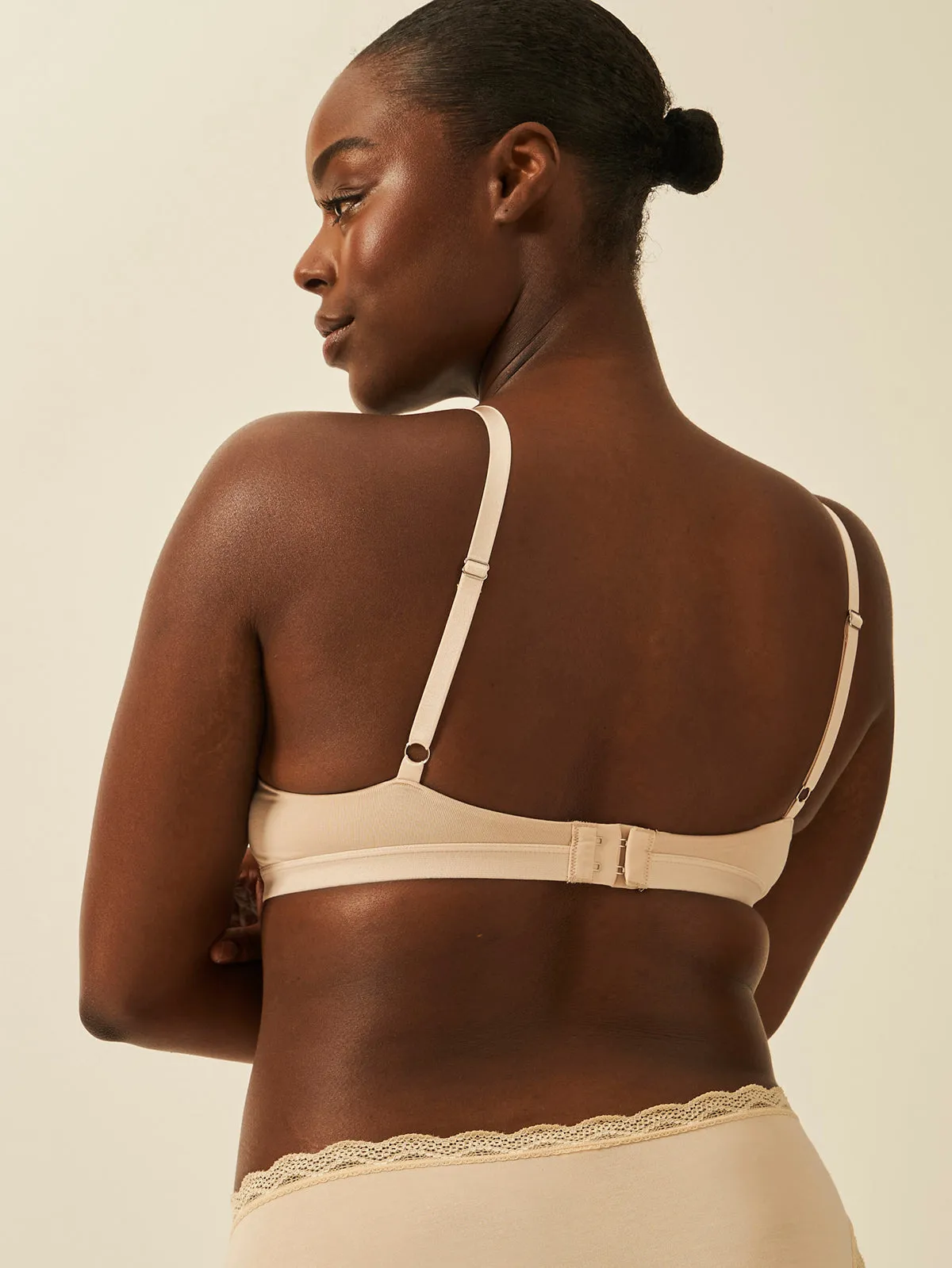 Smooth Sculpt Padded Bra - Sand sold by Stripe & Stare product image thumbnail 3