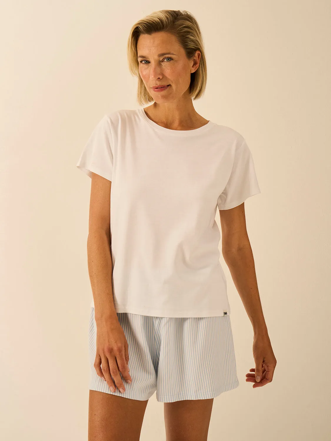 Classic T-shirt - White sold by Stripe & Stare product image thumbnail 3