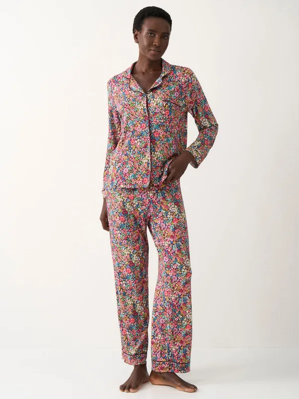 Long Pyjama Set - Pansy Pop made by Stripe & Stare