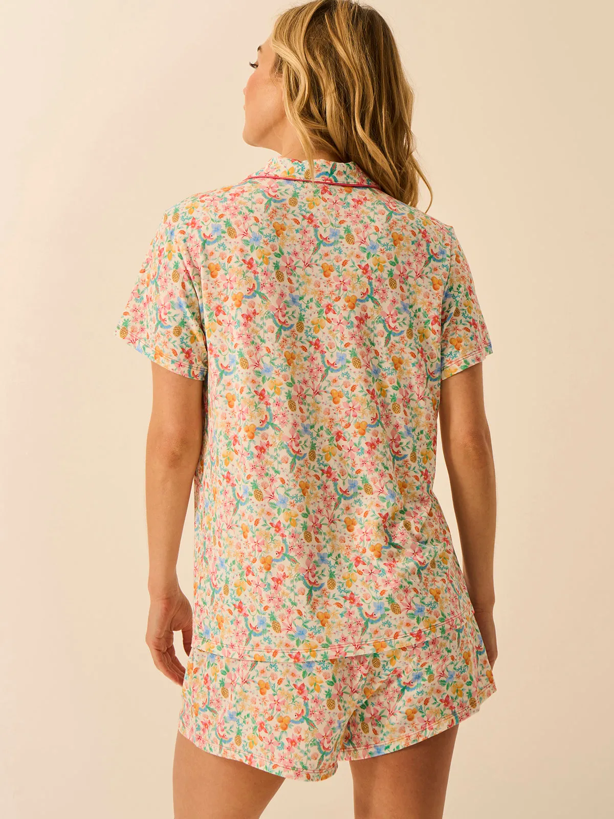 Short Pyjama Set - Paradise Found sold by Stripe & Stare product image thumbnail 2