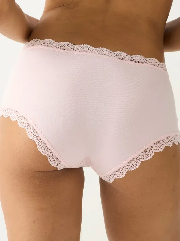 Shortie Knicker - Pink-a-Boo made by Stripe & Stare