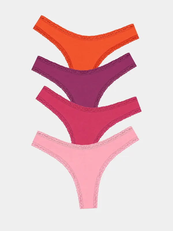 Thong Four Pack - Autumn Sunset made by Stripe & Stare