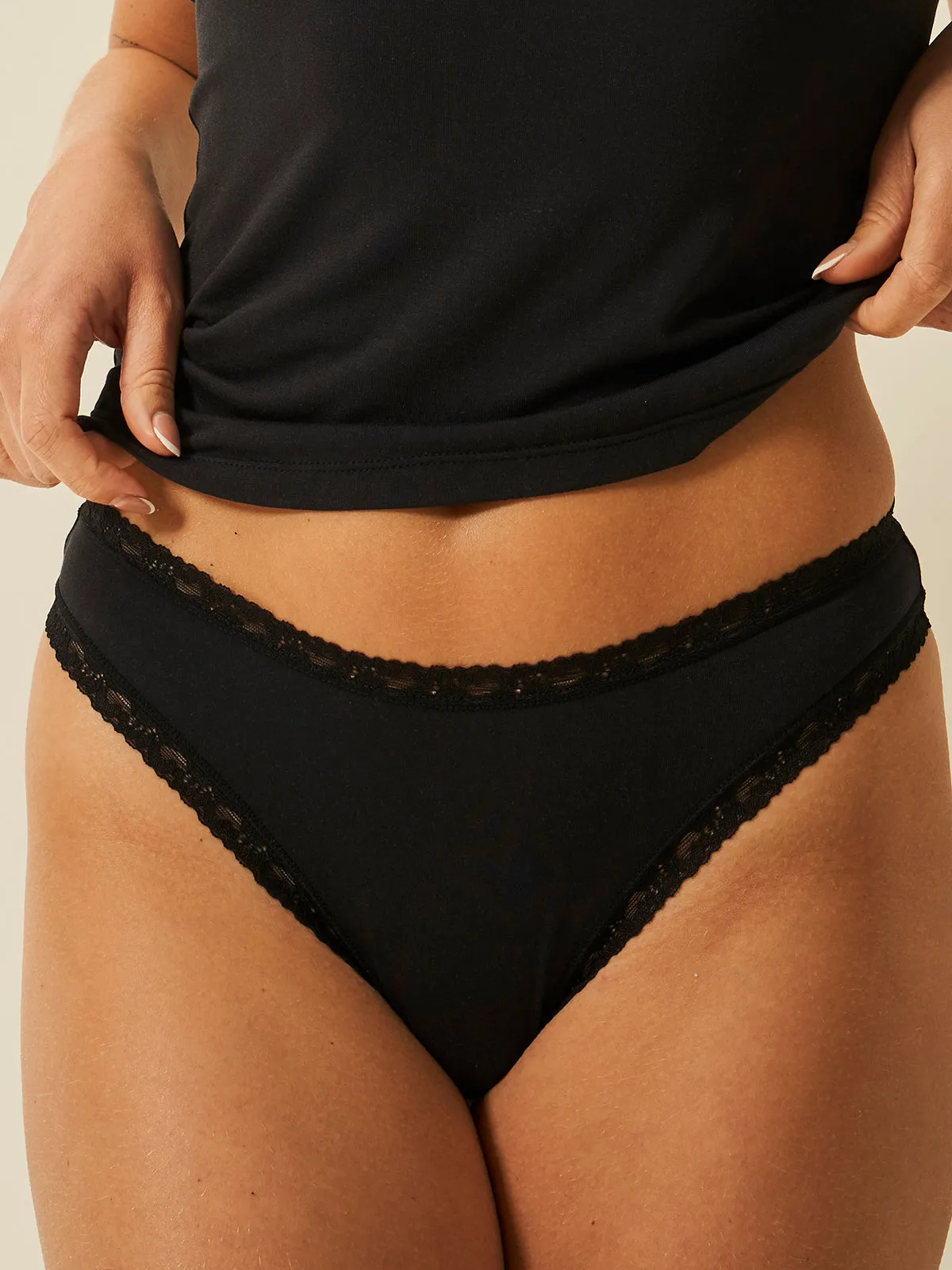 Thong Four Pack - Espresso Basics sold by Stripe & Stare product image thumbnail 3