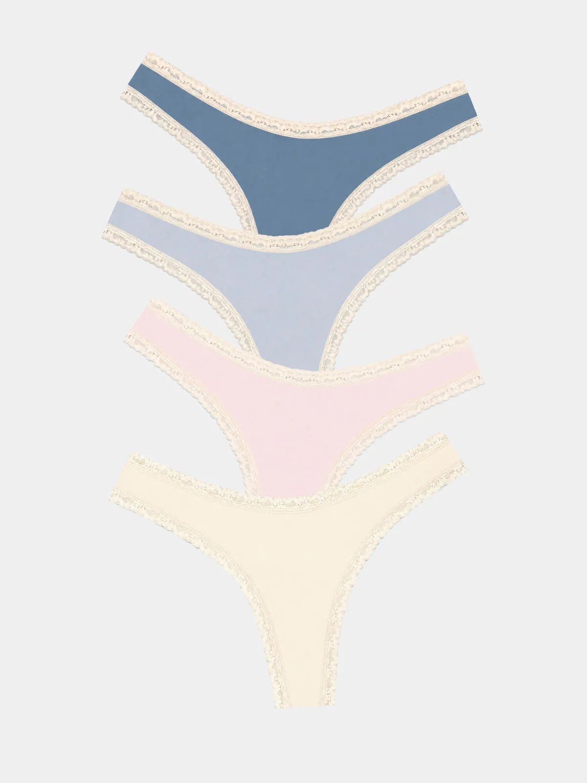 Thong Four Pack - Icon Contrasts sold by Stripe & Stare