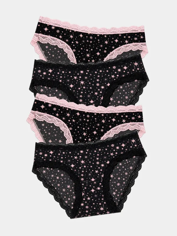 The Original Knicker Four Pack - Starstruck made by Stripe & Stare