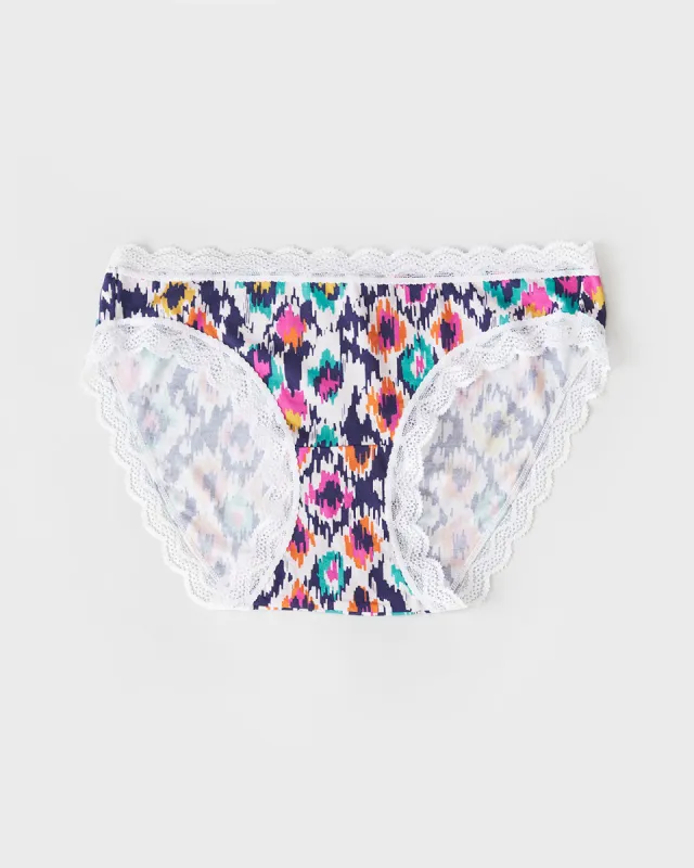 The Original Knicker - Leopard Ikat sold by Stripe & Stare