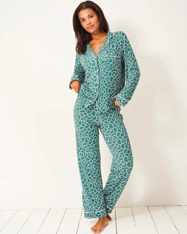 Long Pyjama Set - Daisy Chain sold by Stripe & Stare