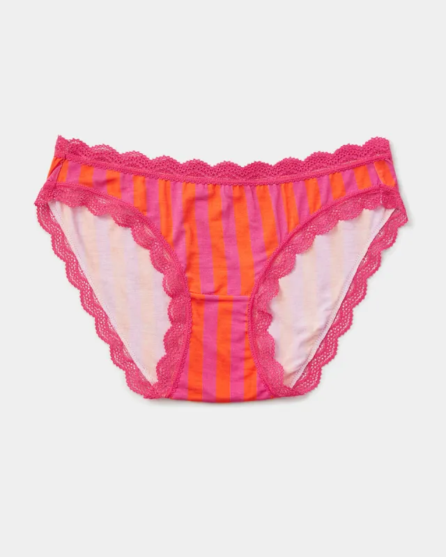 The Original Knicker - Lollipop Stripe sold by Stripe & Stare