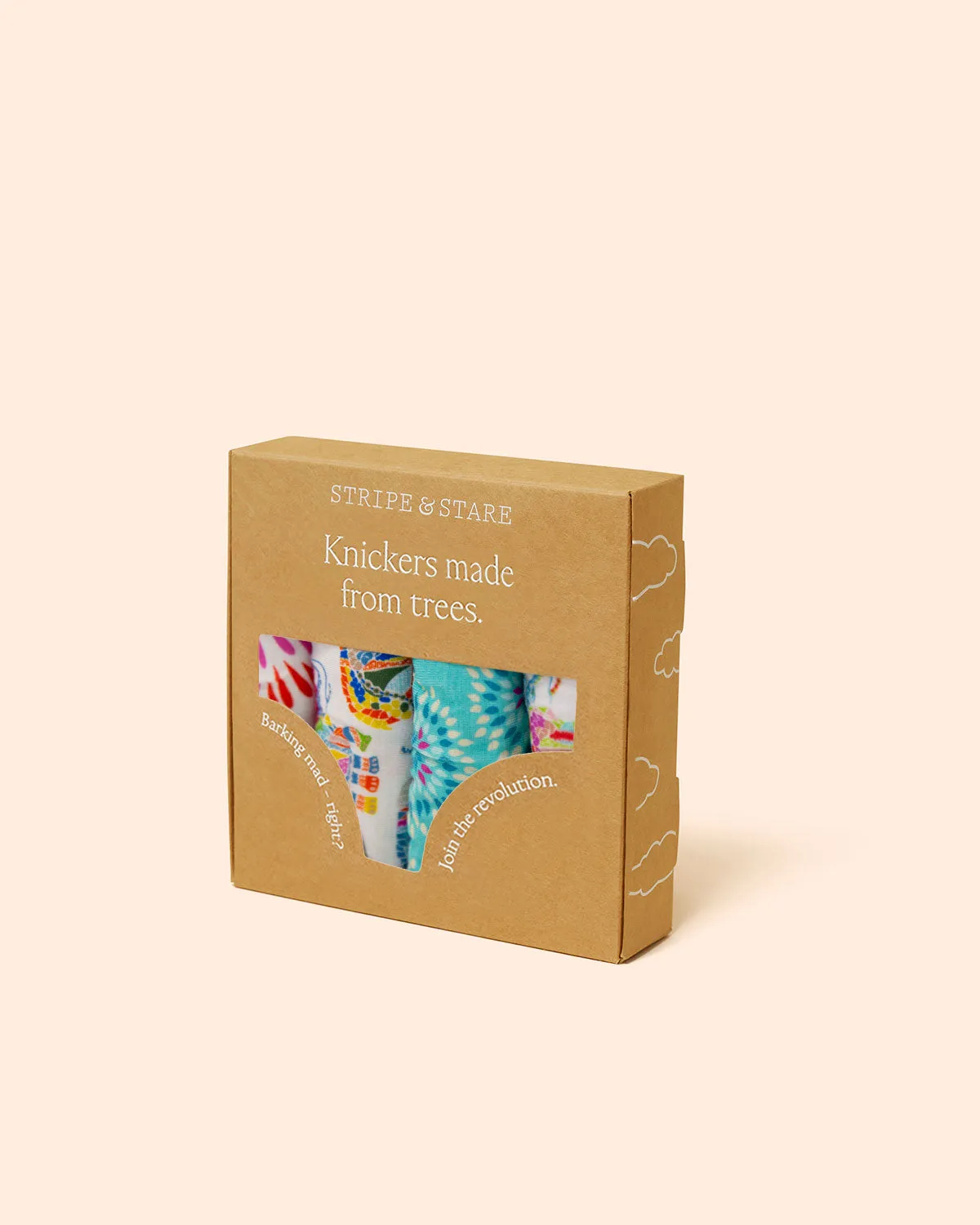 The Original Knicker Four Pack - Elephant sold by Stripe & Stare product image thumbnail 2