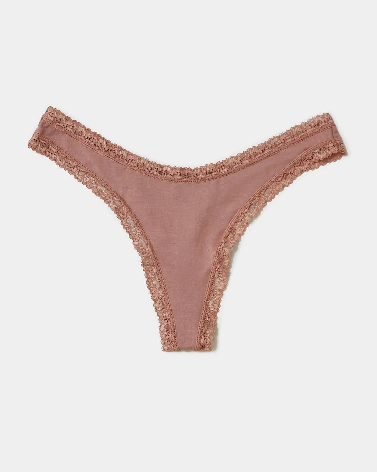 Thong - Mocha sold by Stripe & Stare