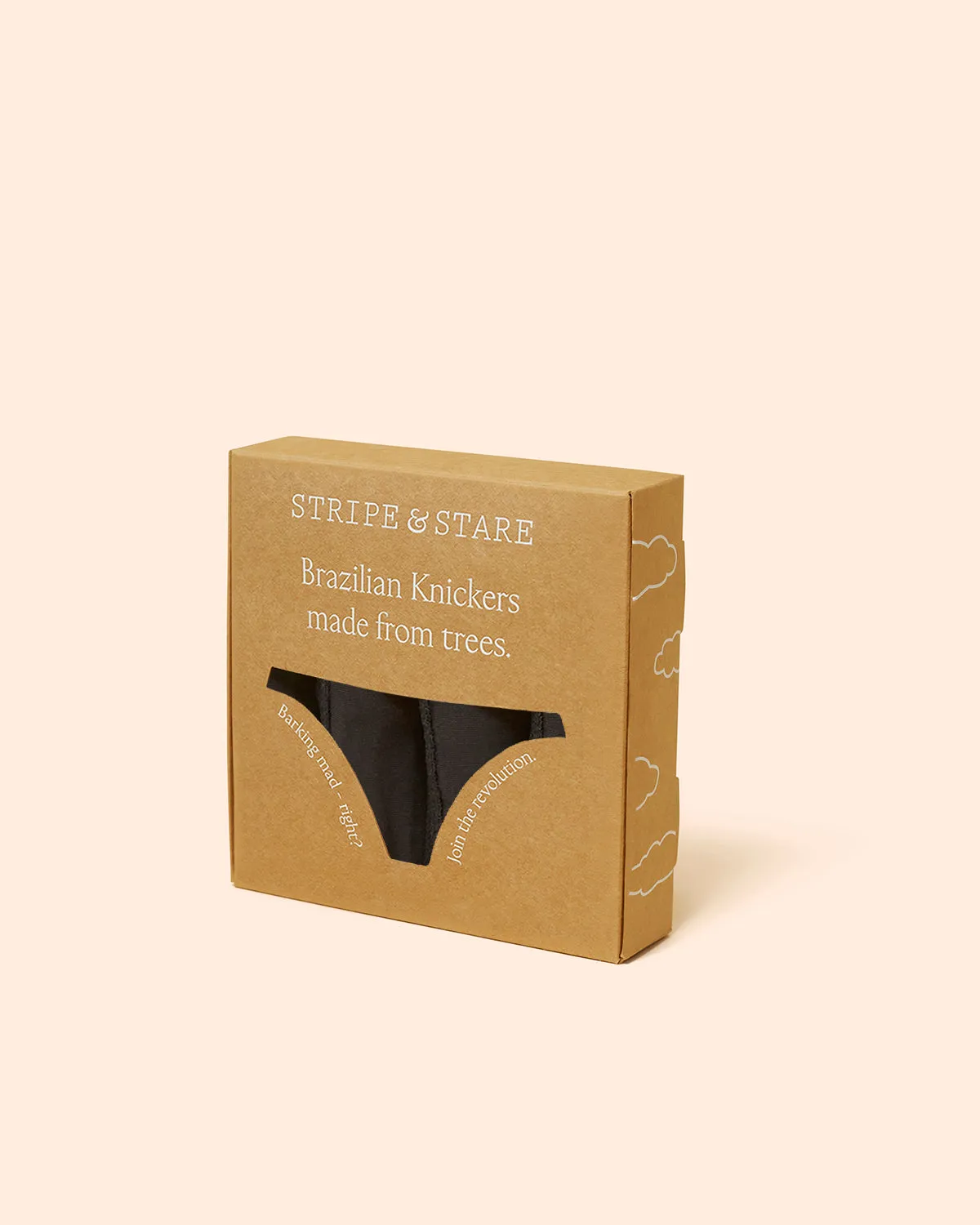 Brazilian Knicker Four Pack - Black sold by Stripe & Stare product image thumbnail 2