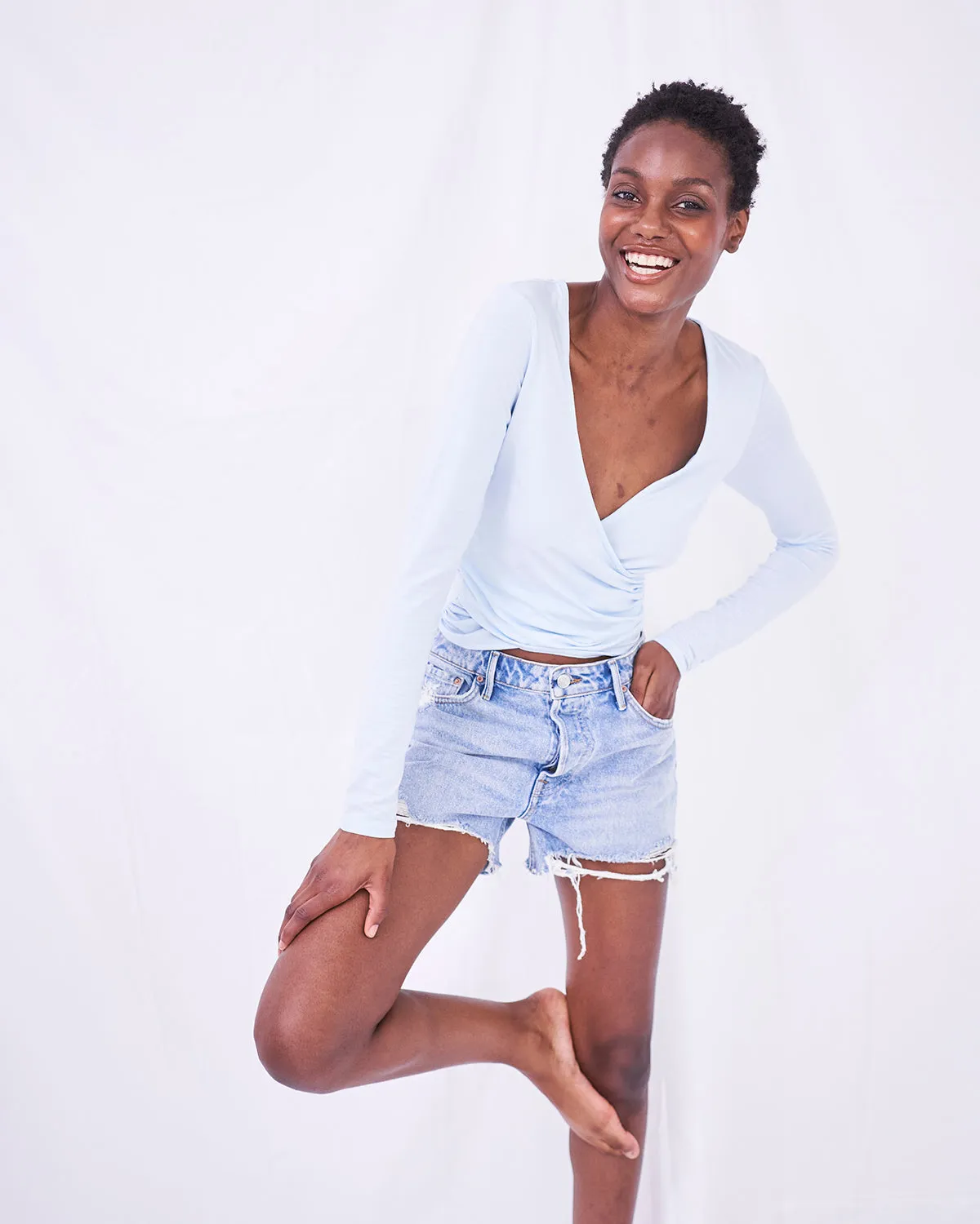 Wrap Top - Breeze sold by Stripe & Stare product image thumbnail 3