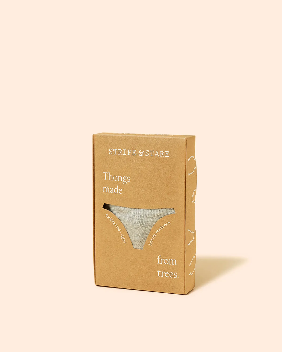 Thong - Grey Marl sold by Stripe & Stare product image thumbnail 2