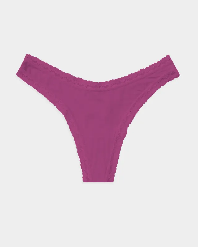 Thong - Orchid sold by Stripe & Stare