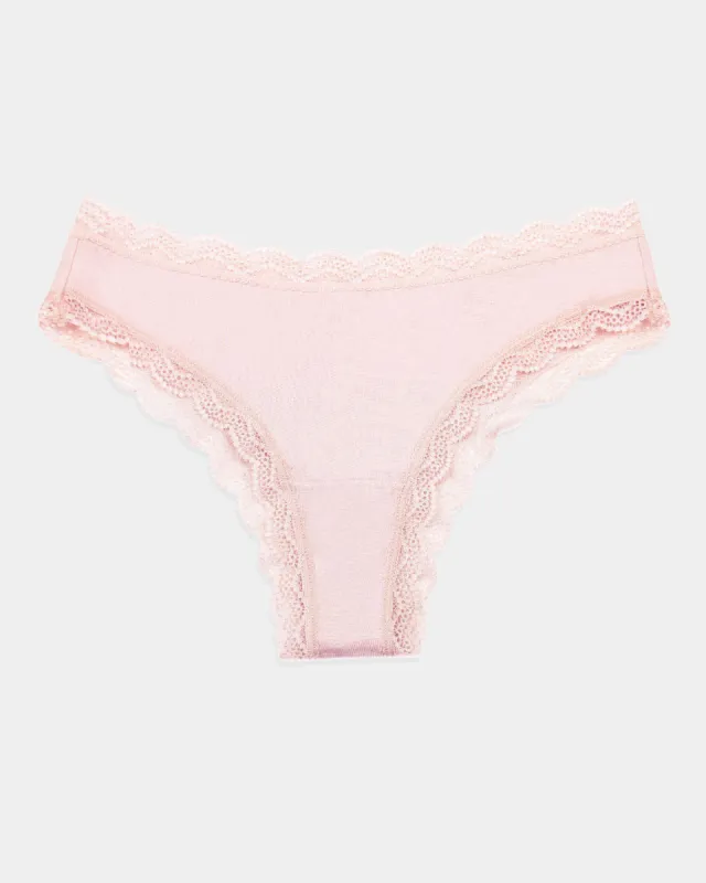 Brazilian Knicker - Pink-a-Boo sold by Stripe & Stare