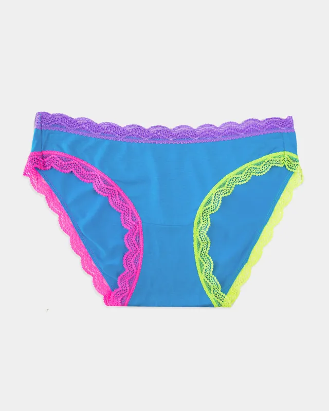 The Original Knicker - Turquoise Block Out sold by Stripe & Stare