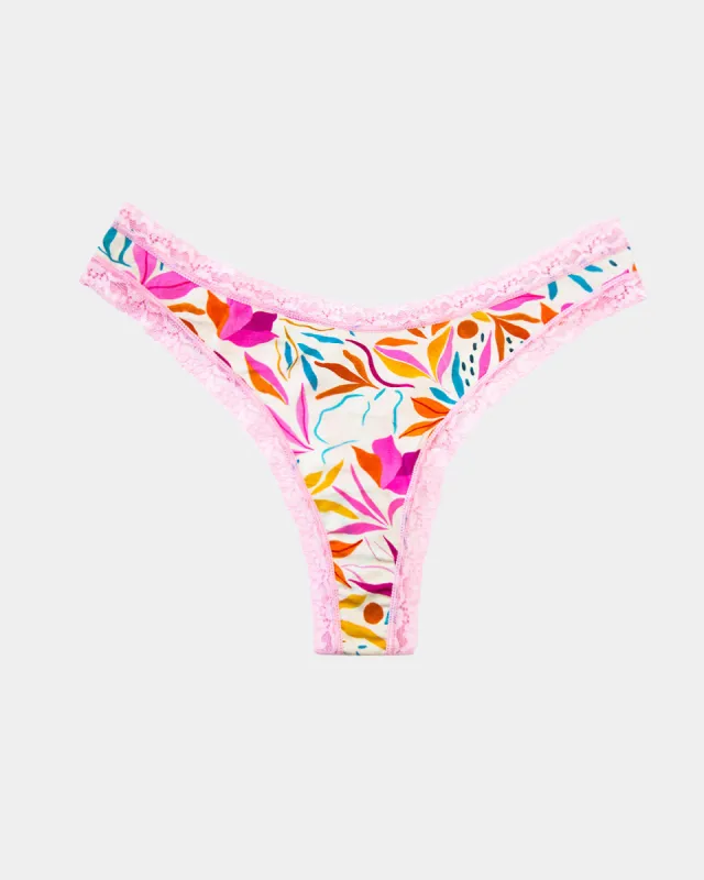 Thong - Pink Desert Bloc sold by Stripe & Stare