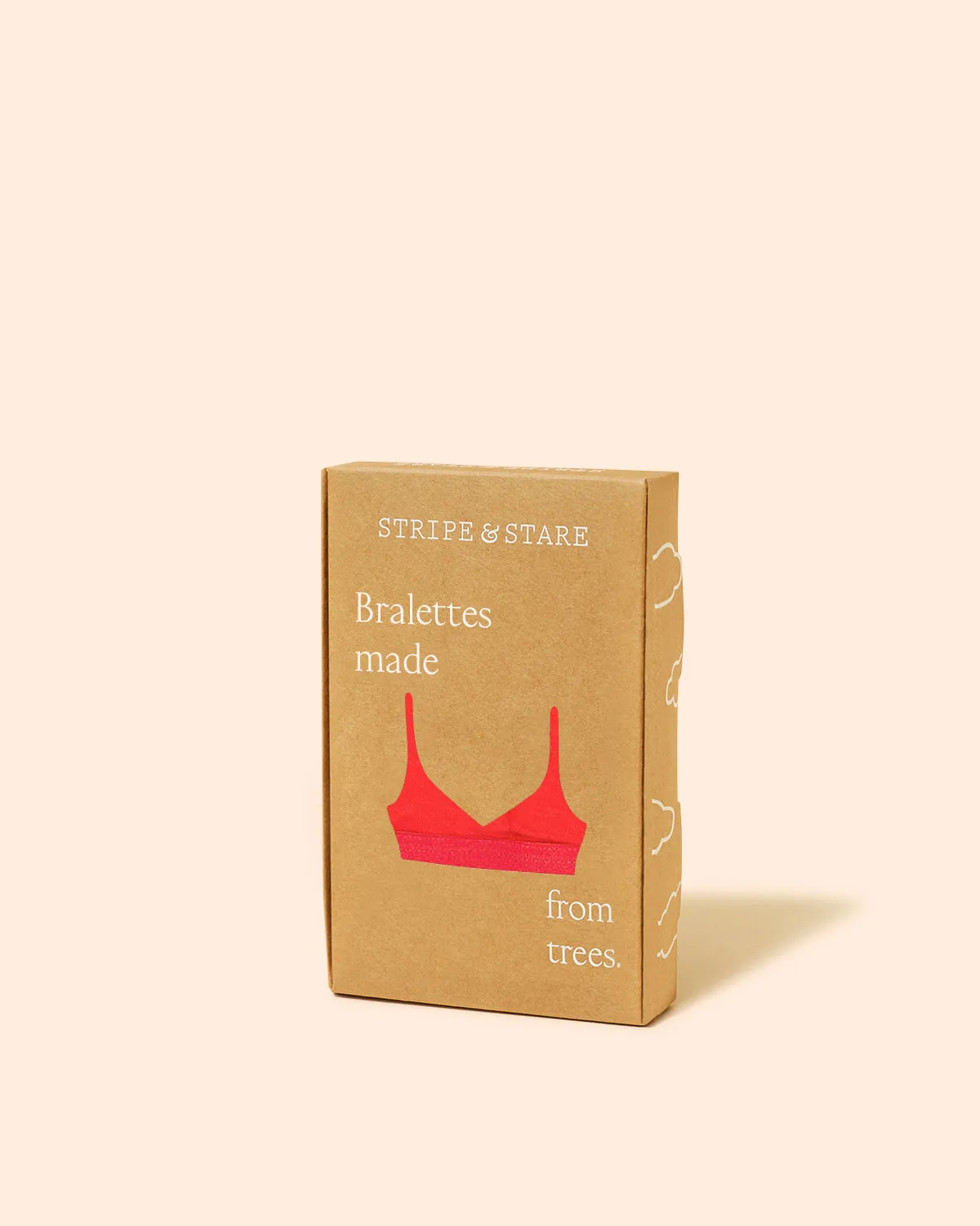 Lace Bralette - Red sold by Stripe & Stare product image thumbnail 2