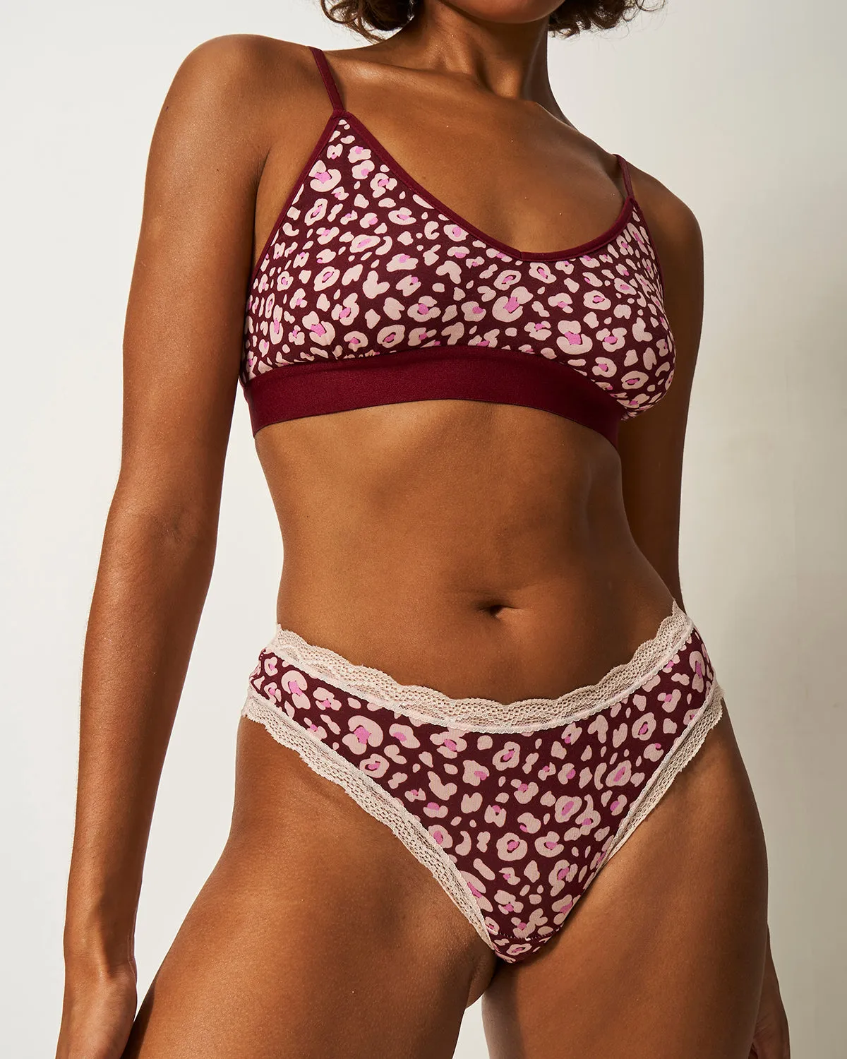Brazilian Knicker - Rouge Leopard sold by Stripe & Stare product image thumbnail 3