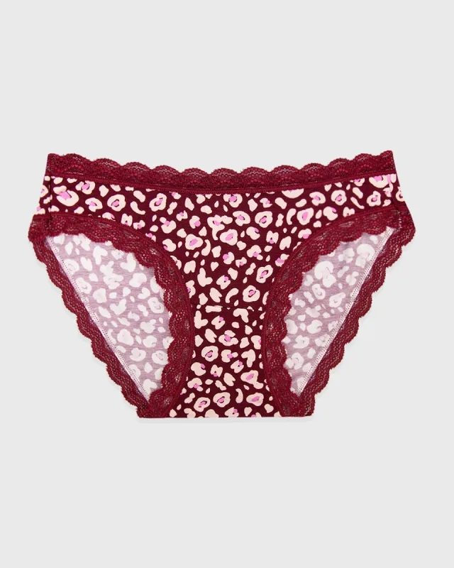 The Original Knicker - Rouge Leopard sold by Stripe & Stare