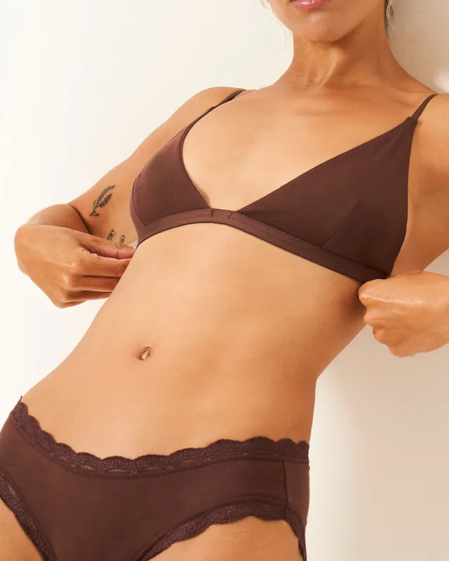 String Bra - Cocoa sold by Stripe & Stare