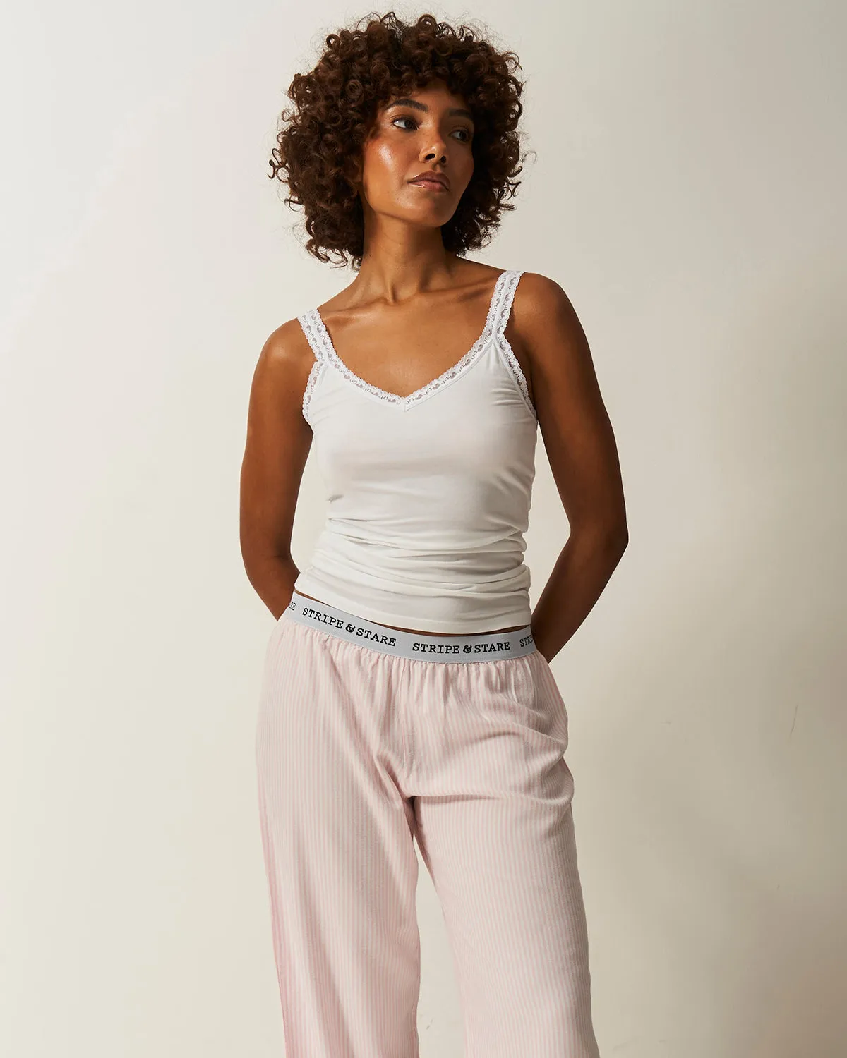 Lace Cami - White sold by Stripe & Stare product image thumbnail 4