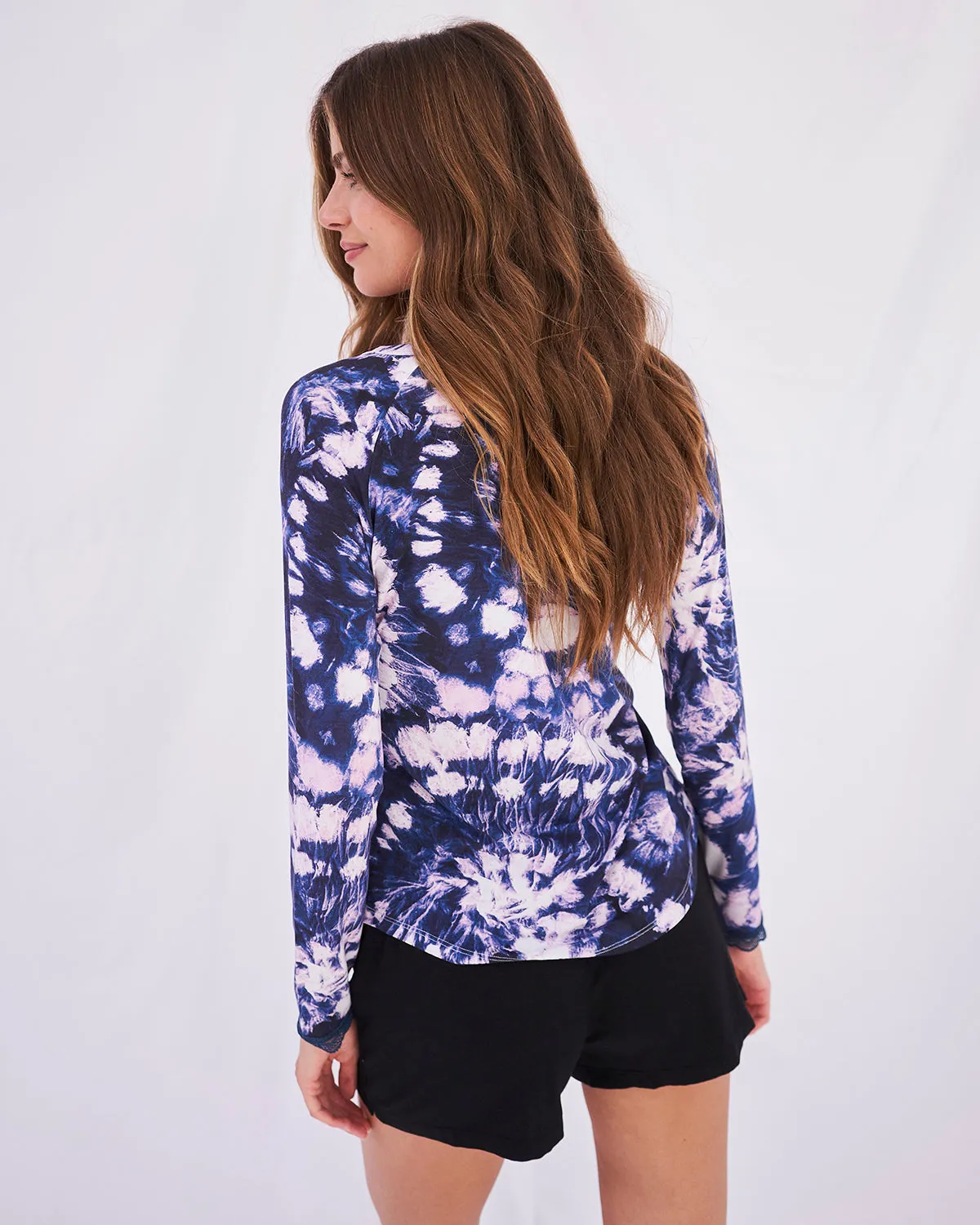 Slouch Top - Violet Swirl sold by Stripe & Stare product image thumbnail 5