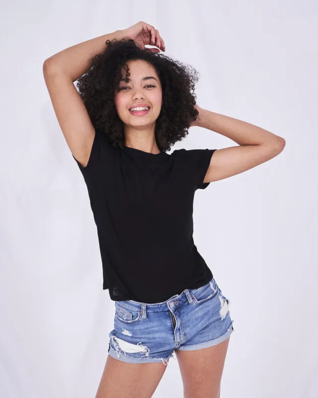 Active T-shirt - Black sold by Stripe & Stare