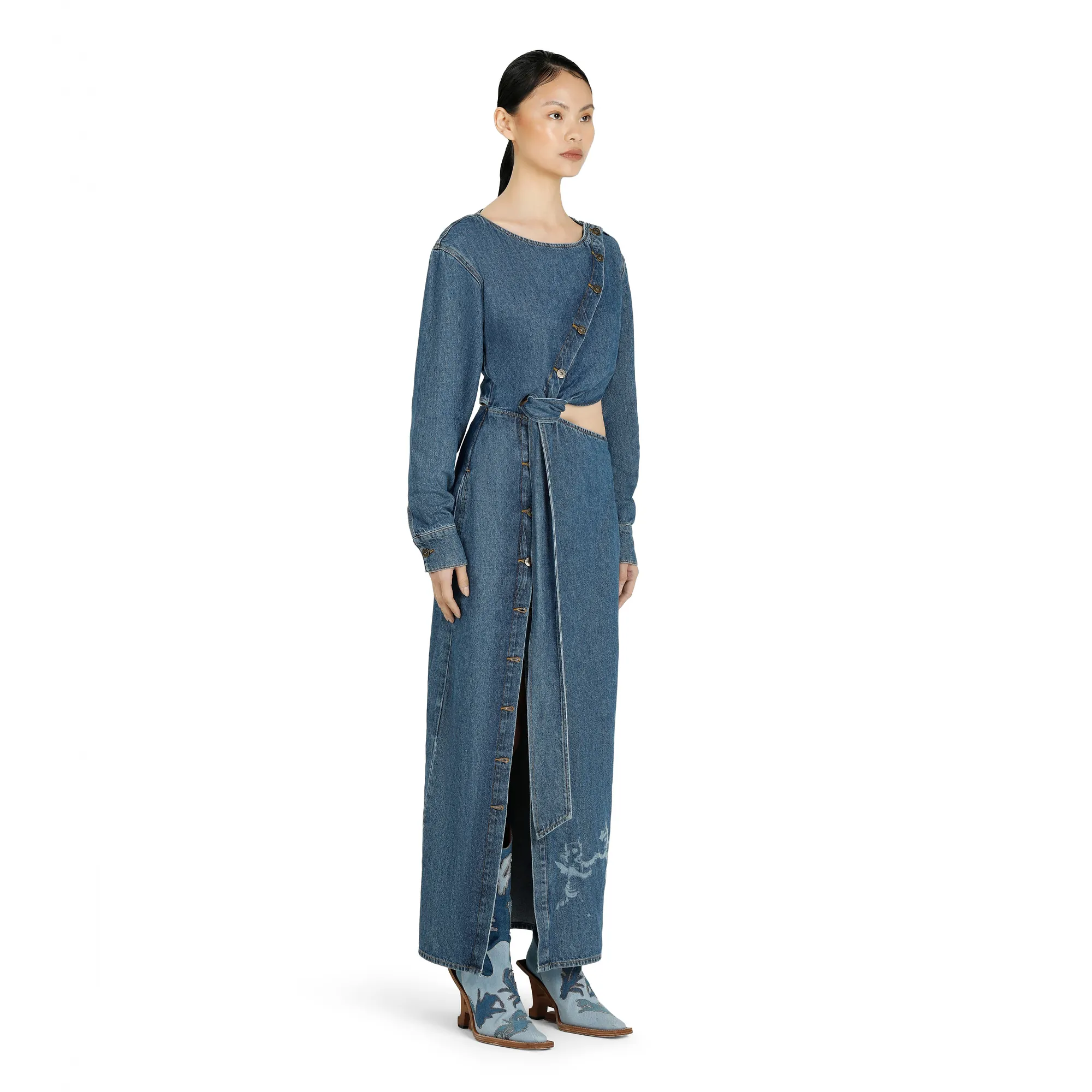 Gabo Denim Dress sold by Ahluwalia product image thumbnail 4