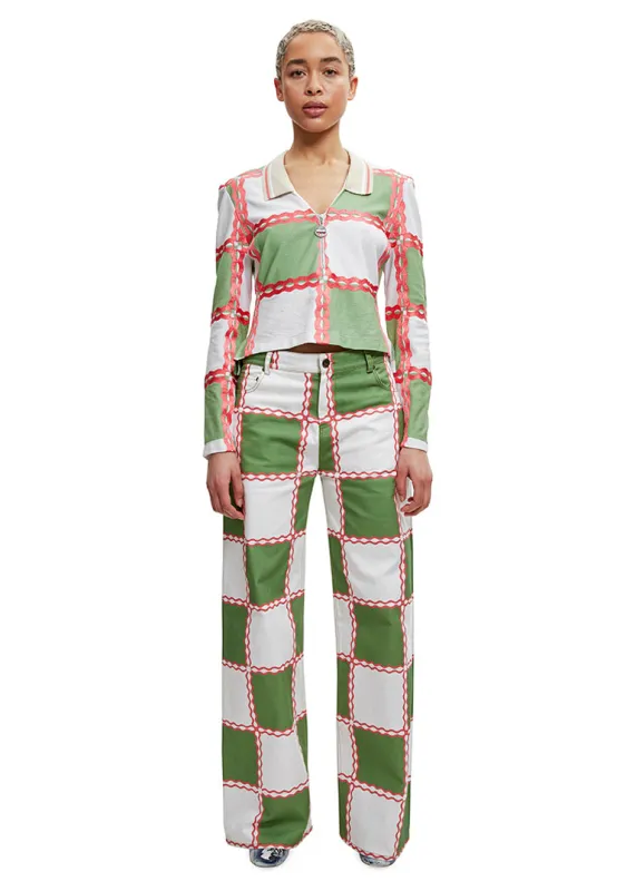 Jade polo top sold by Ahluwalia