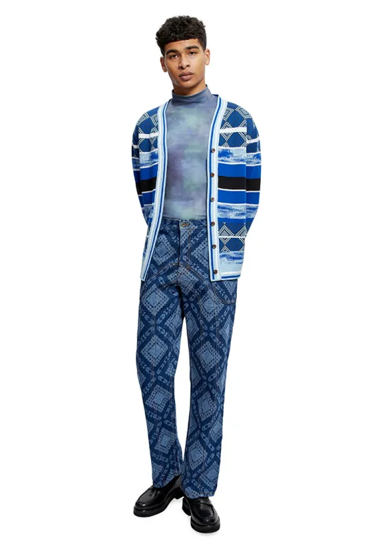 Mata Knitted Cardigan made by Ahluwalia