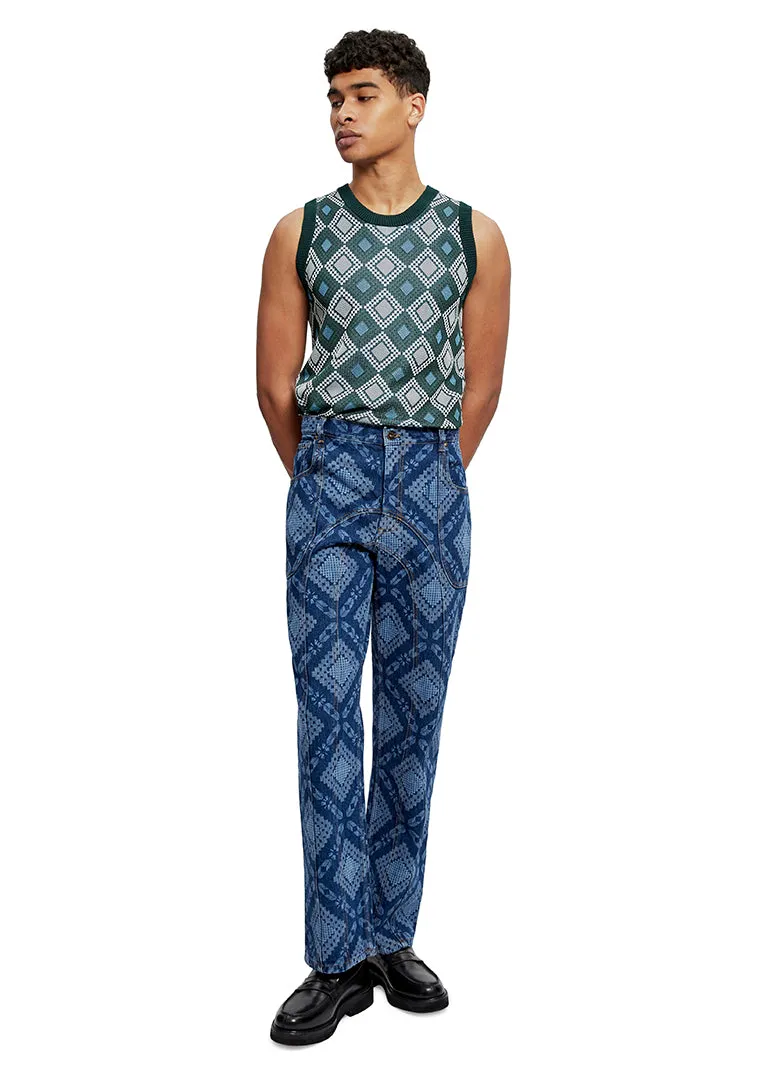 Dhoom Knitted Vest sold by Ahluwalia