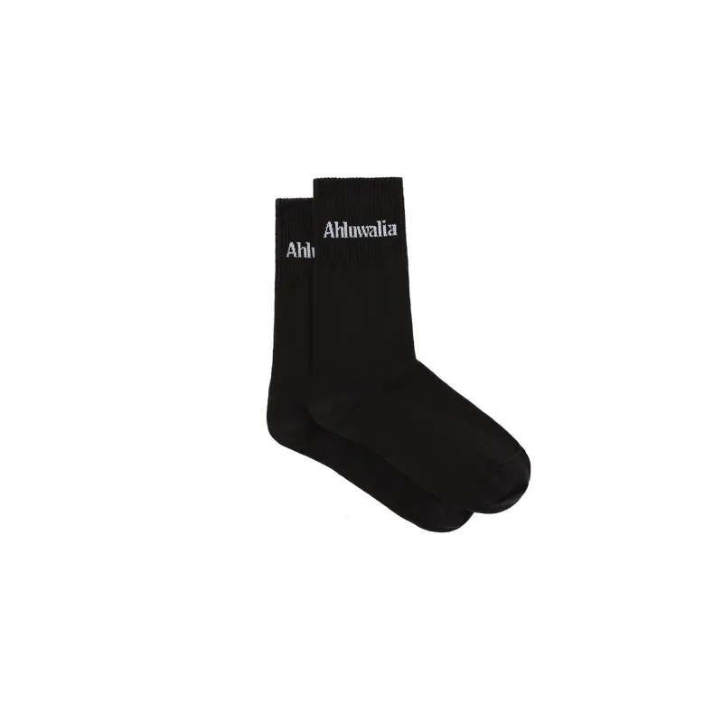 Mens Ahluwalia Socks - Black made by Ahluwalia