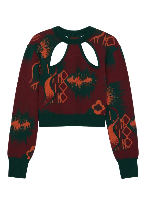 Binya Knitted Crew sold by Ahluwalia