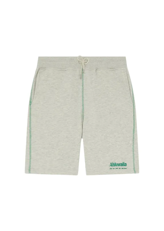 Cotton Grey Marl Shorts sold by Ahluwalia