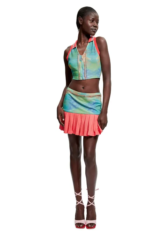 Rani Cropped Polo Vest made by Ahluwalia
