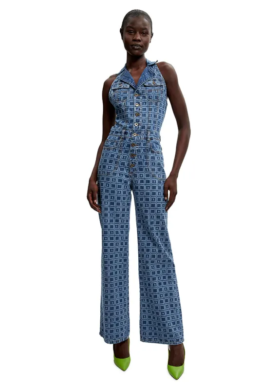 Priya Halter-Neck Jumpsuit sold by Ahluwalia