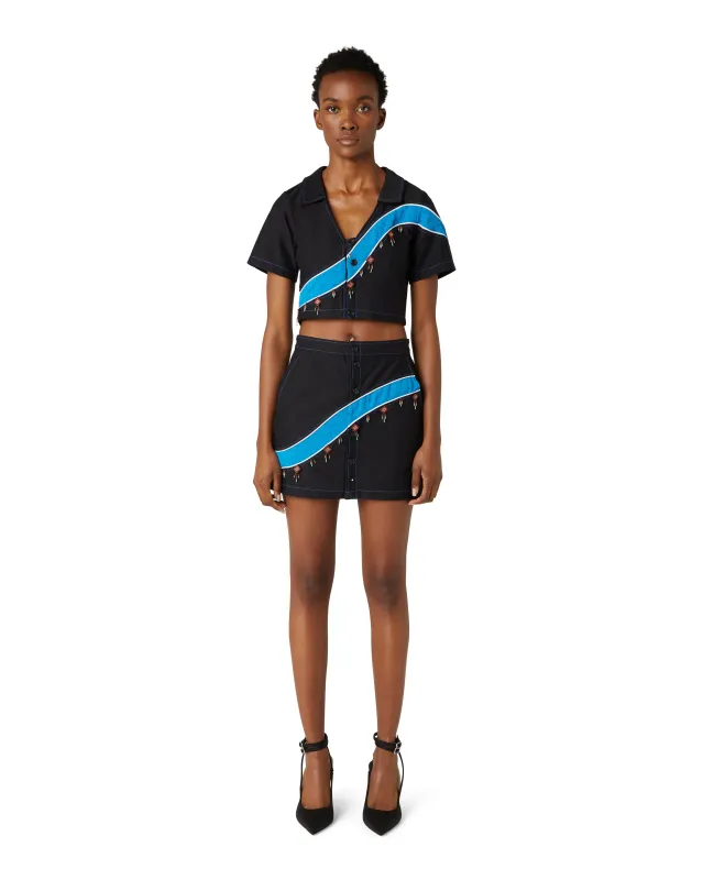 Priya Button Down Top sold by Ahluwalia