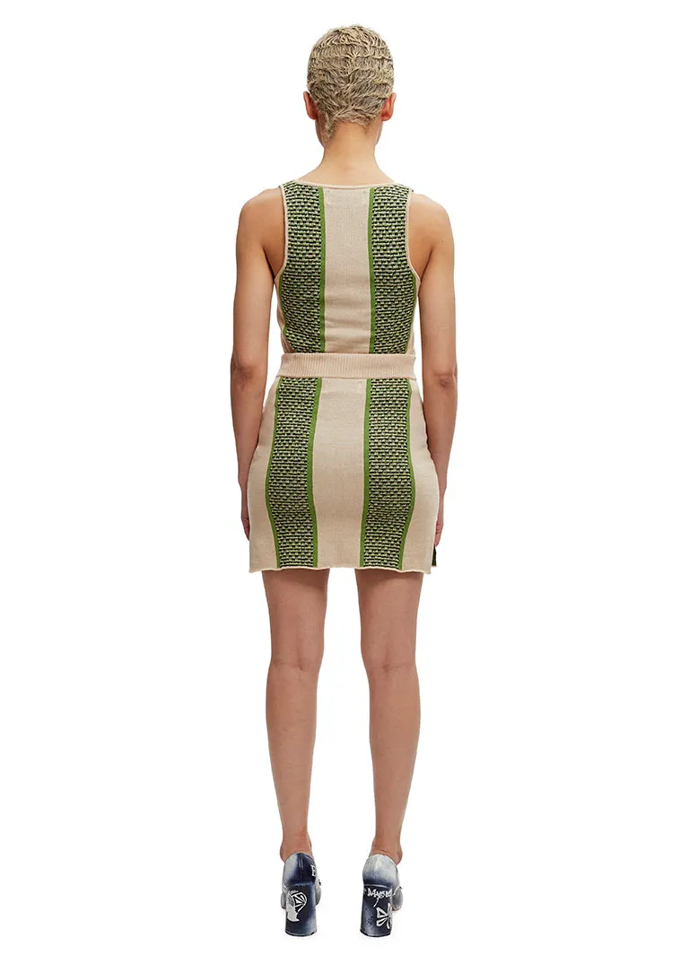 Textured knitted skirt sold by Ahluwalia product image thumbnail 4